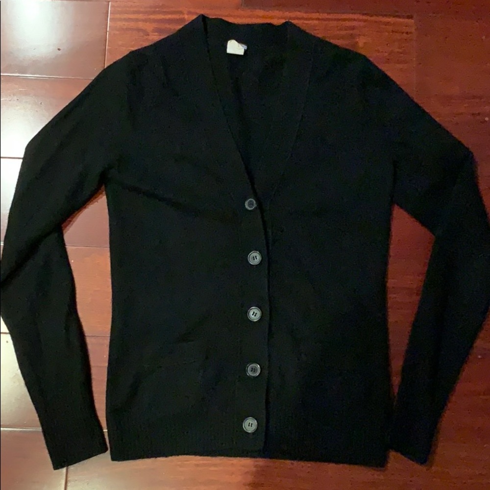J Crew cashmere button up cardigan